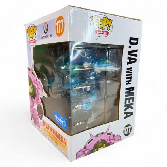 Funko Pop Games Overwatch D.Va & Meka blueberry #177 Exclusive Vinyl Figure - Picture 2 of 8